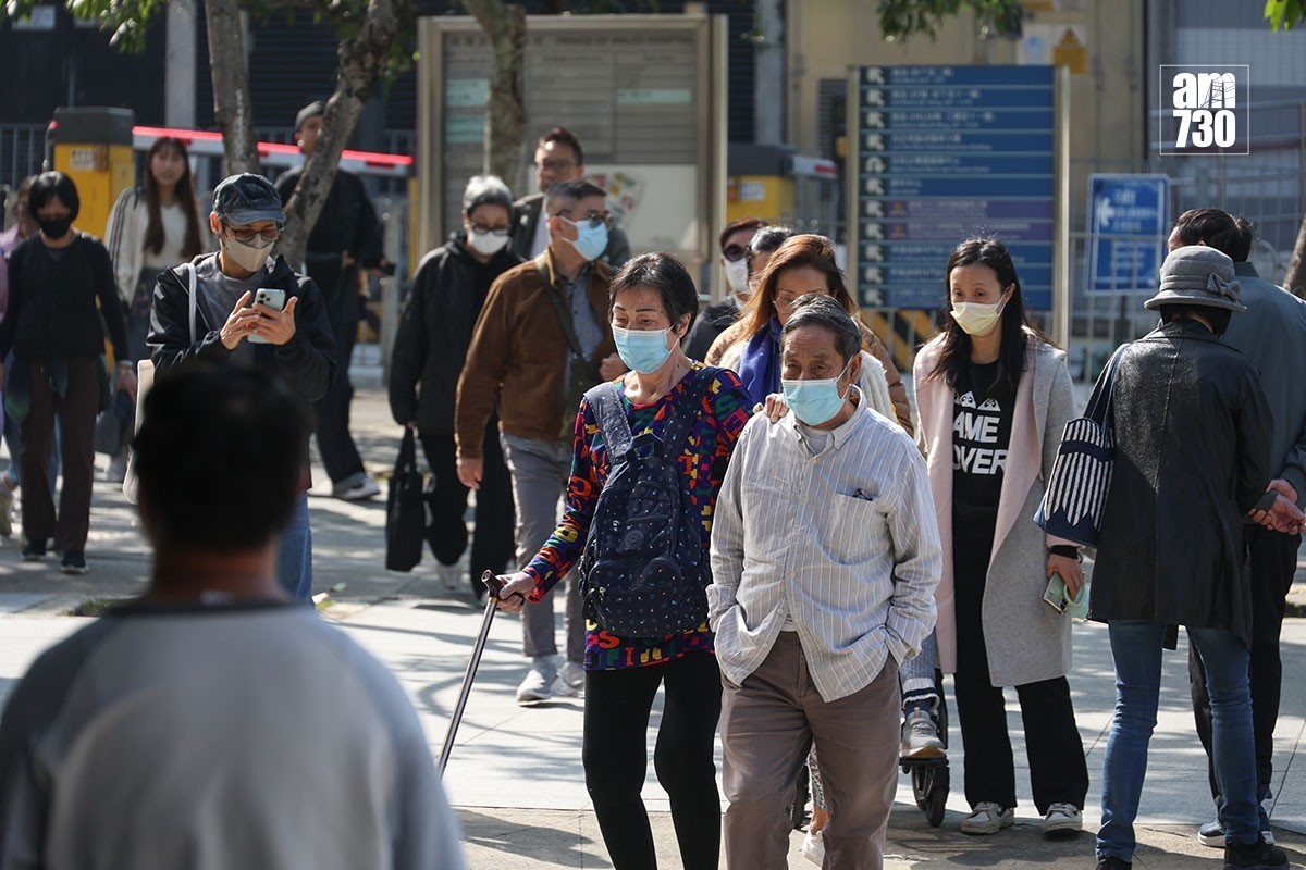 最新監測數據顯示，流感病毒樣本比例及相關入院率已跌破基線水平。(資料圖片／周令知攝)