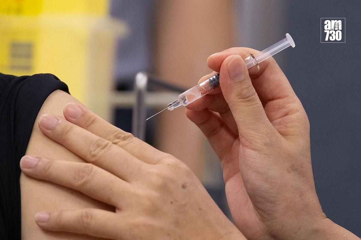 全港流感疫苗接種率按季升4.4%。(資料圖片／蘇文傑攝)