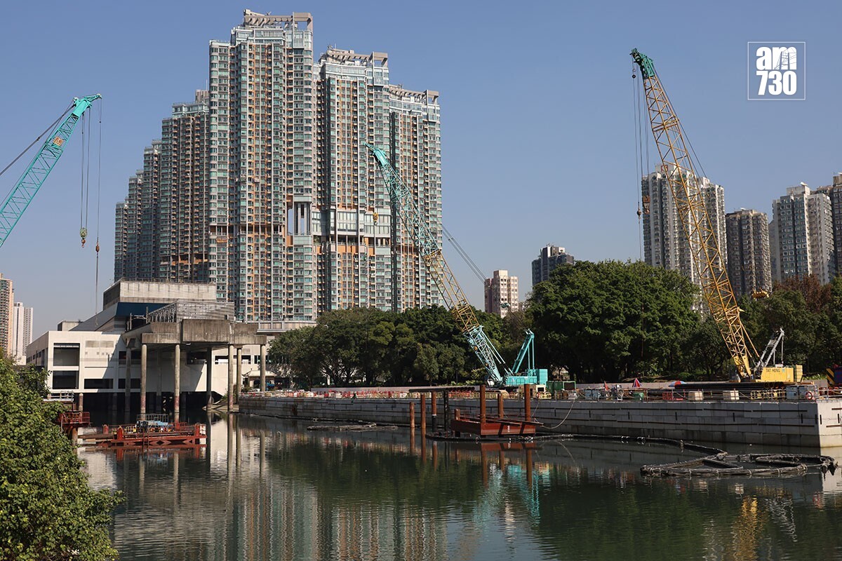 港鐵現正興建屯門南延綫。(資料圖片／鍾式明攝)