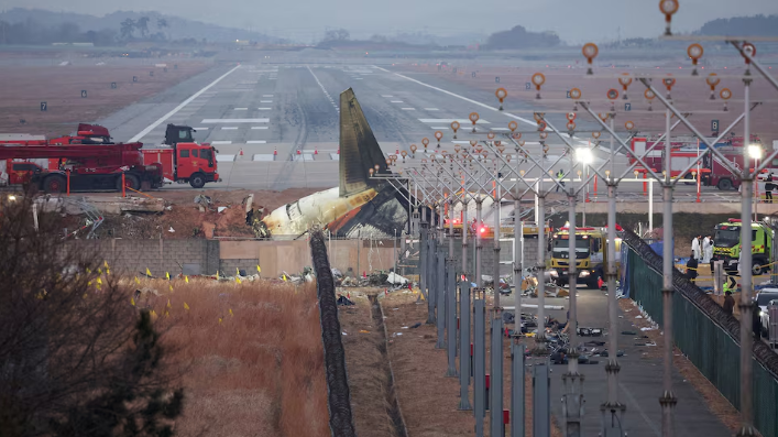 前年發生的濟州航空空難造成179人死亡。(路透社)