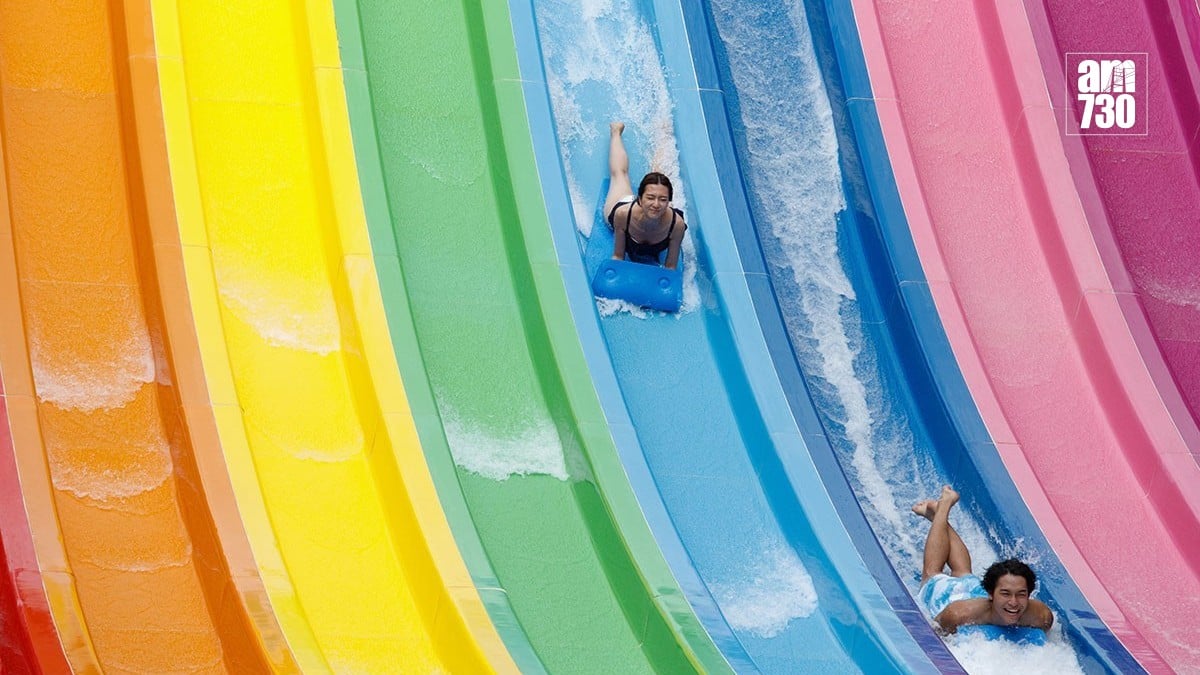 龐建貽指對海洋公園水上樂園嚴重虧蝕感頭痛，不排除任何改善營運可能性。(資料圖片／蘇文傑攝)