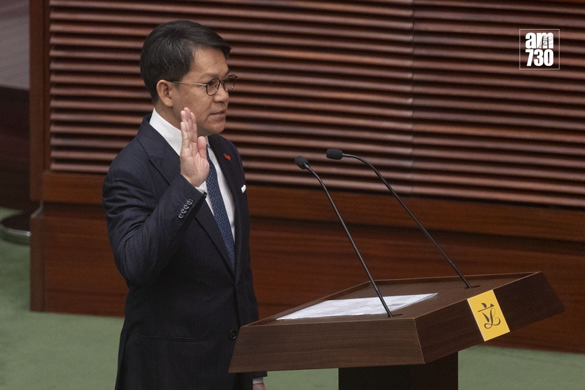 陳克勤出任財務委員會副主席。(資料圖片／蘇文傑攝)