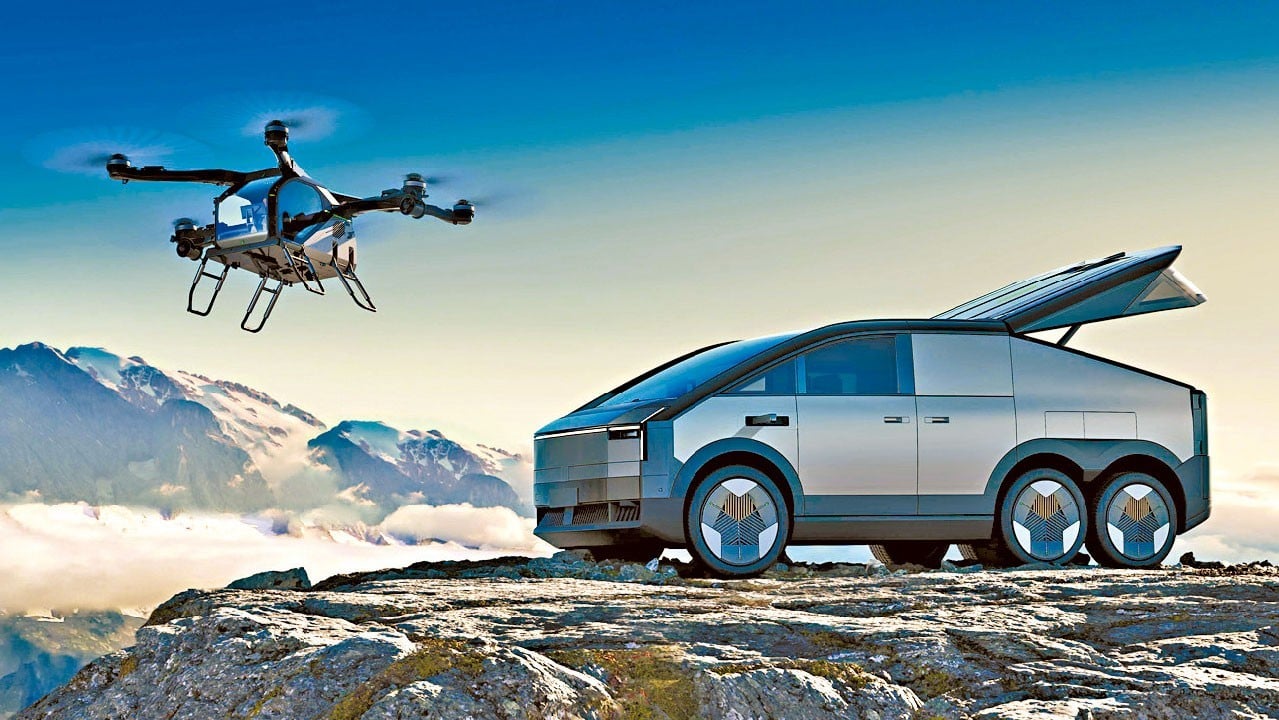 「陸地航母」為小鵬匯天主打項目，料於下半年交付。 (網上圖片)