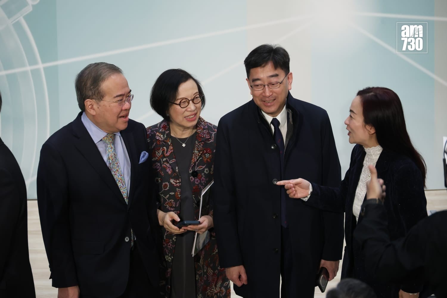 香港中醫醫院和政府中藥檢測中心舉行「旗艦領航 聯通世界」啓程儀式。(周令知攝)