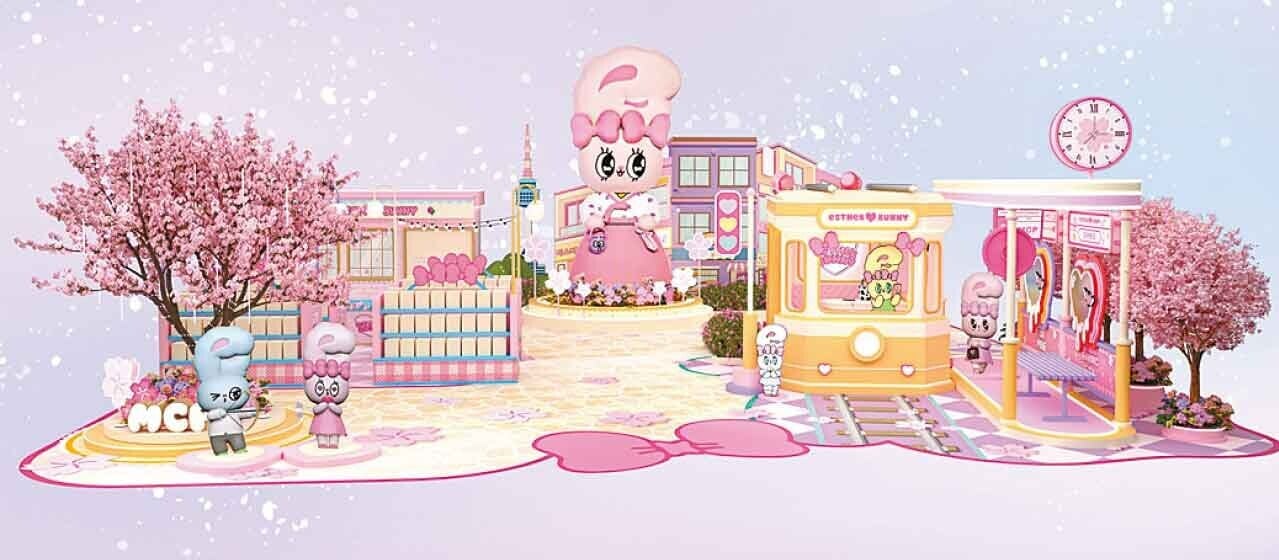 MCP x Esther Bunny新春櫻花鐵道之旅 呈獻6大浪漫打卡位