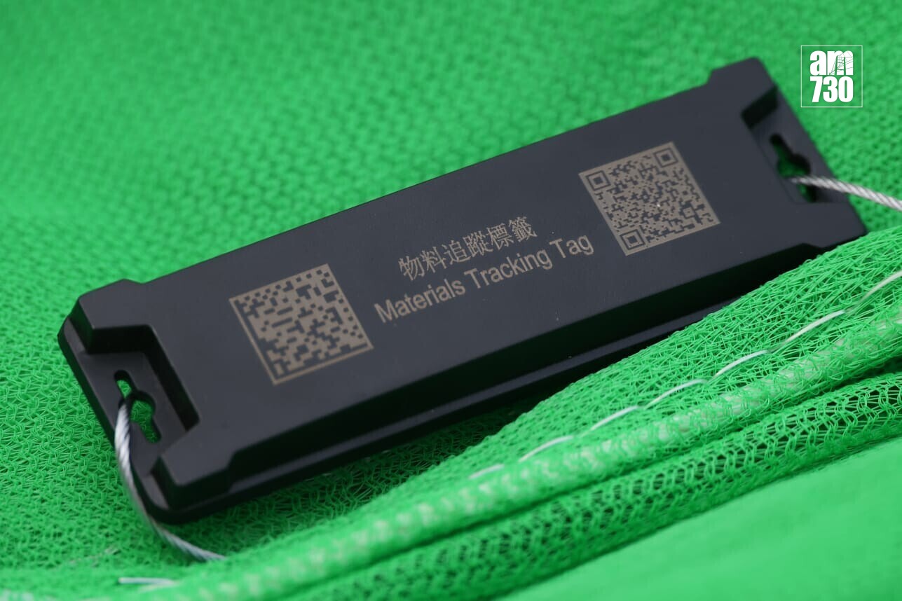 建造業議會為業界集體採購棚網及測試阻燃效能，今日(15日)起陸續分發予已訂購的承建商。(周令知攝)