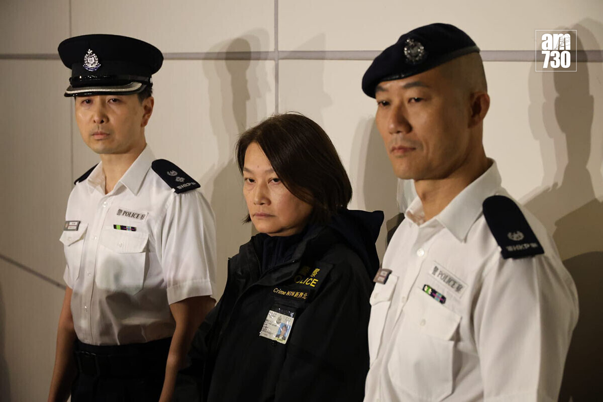 鍾麗詒(中)表示，不排除疑犯犯案時受毒品影響；左為黃浩翰。(鍾式明攝)