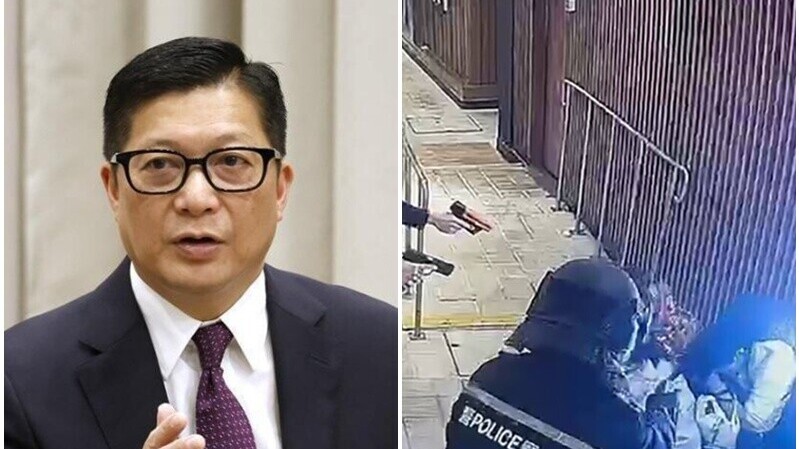 屯門市廣場發生警員開槍案，鄧炳強指開槍決定並不容易，讚揚警員英勇果斷。(資料圖片)