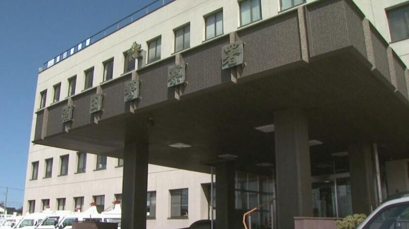 日本山形縣酒田警署。（圖／翻攝NNN）