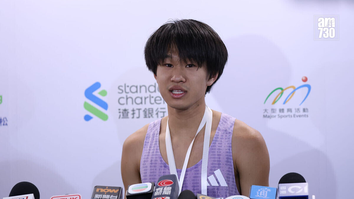 香港馬拉松1月18日舉行，陳雨繁讚揚香港觀眾熱情。(林俊源攝)