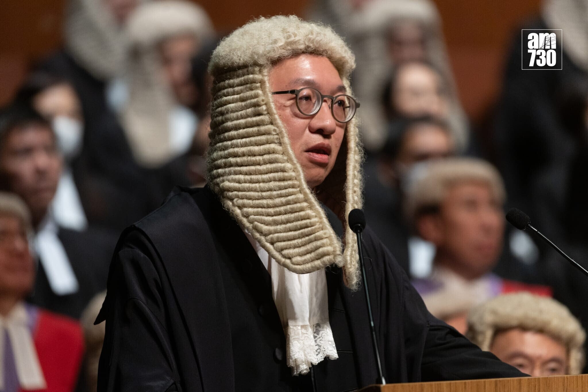 林定國指必須駁斥無理指控。(蘇文傑攝)