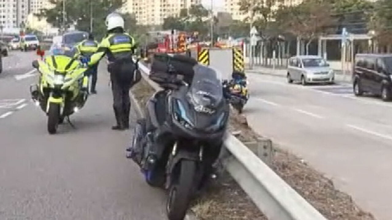 柴灣東廊電單車失控撞欄 中年鐵騎士傷重不治