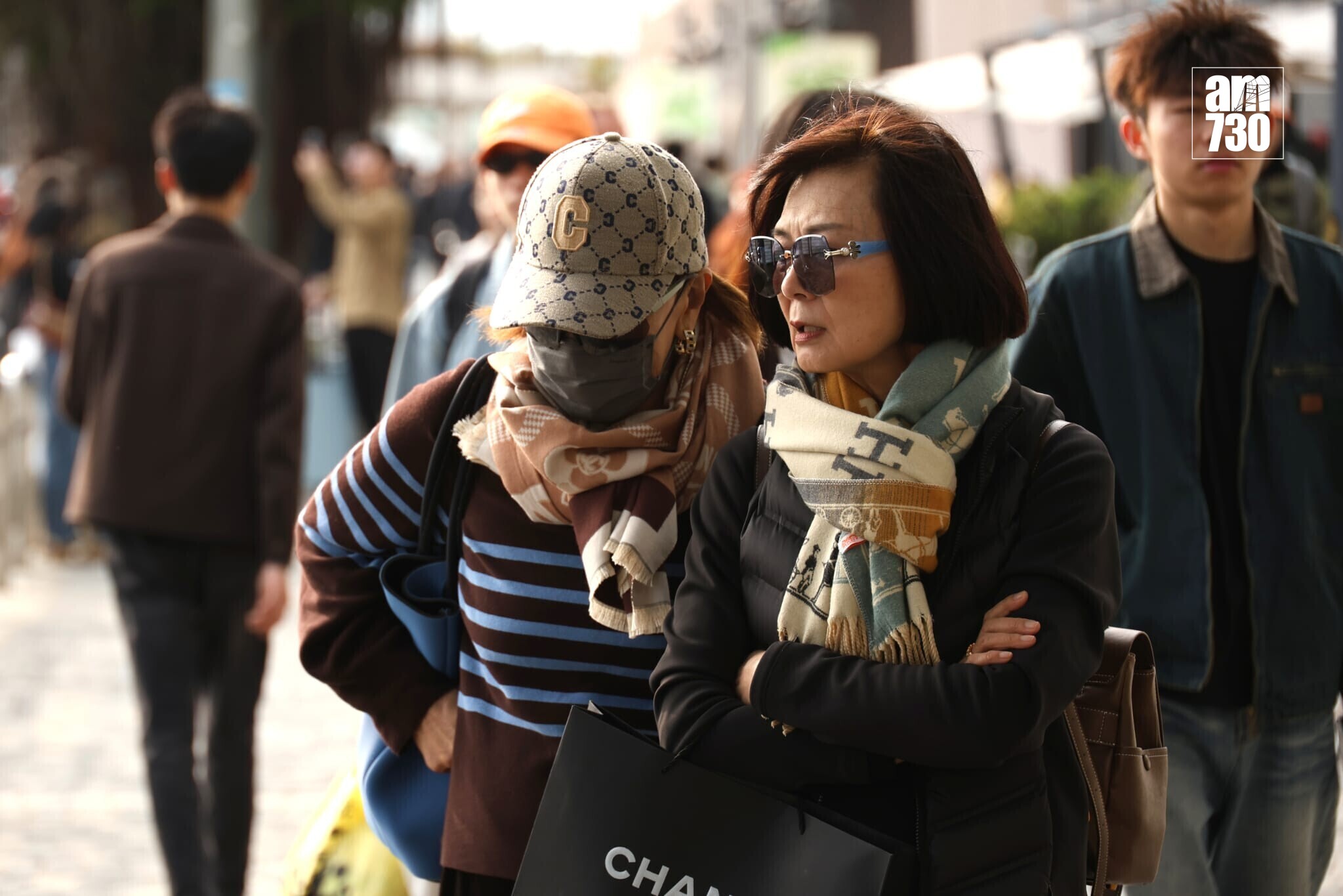 寒冷天氣警告生效(林俊源攝)