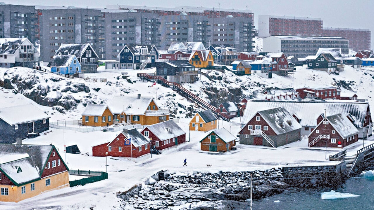 氣候變化下真正的大贏家，可能是位於俄羅斯與美國之間的格陵蘭。(資料圖片)