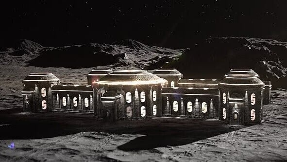 月球度假先付780萬訂金，全球首間「月球酒店」開放預訂。(GRU Space)