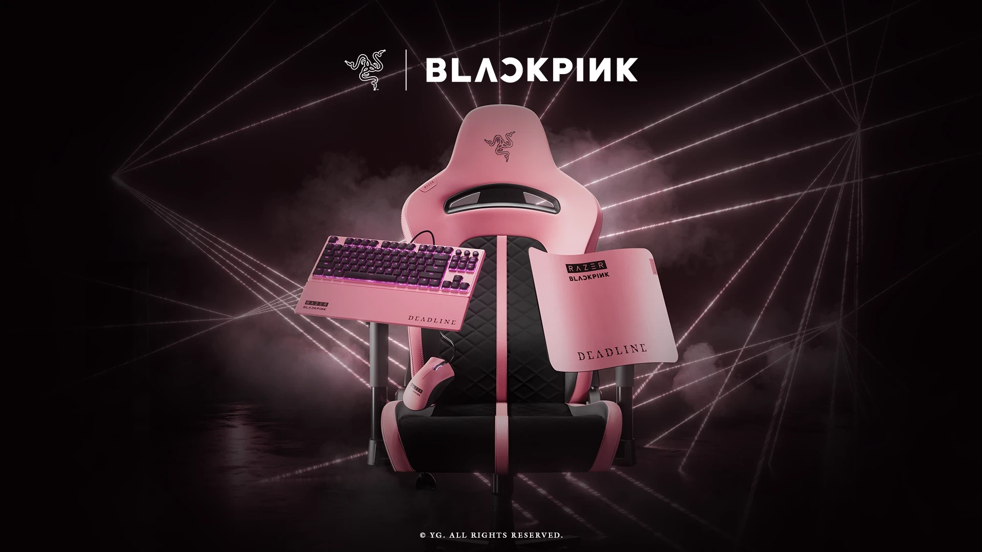 BLACKPINK x Razer聯名系列香港首發　有齊電競鍵盤、滑鼠及電競椅