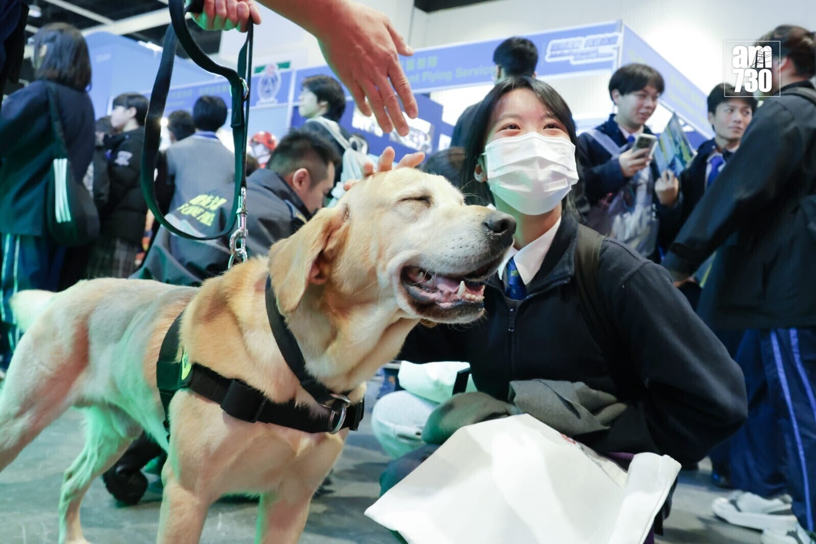 教育及職業博覽開鑼。(吳康琦攝)