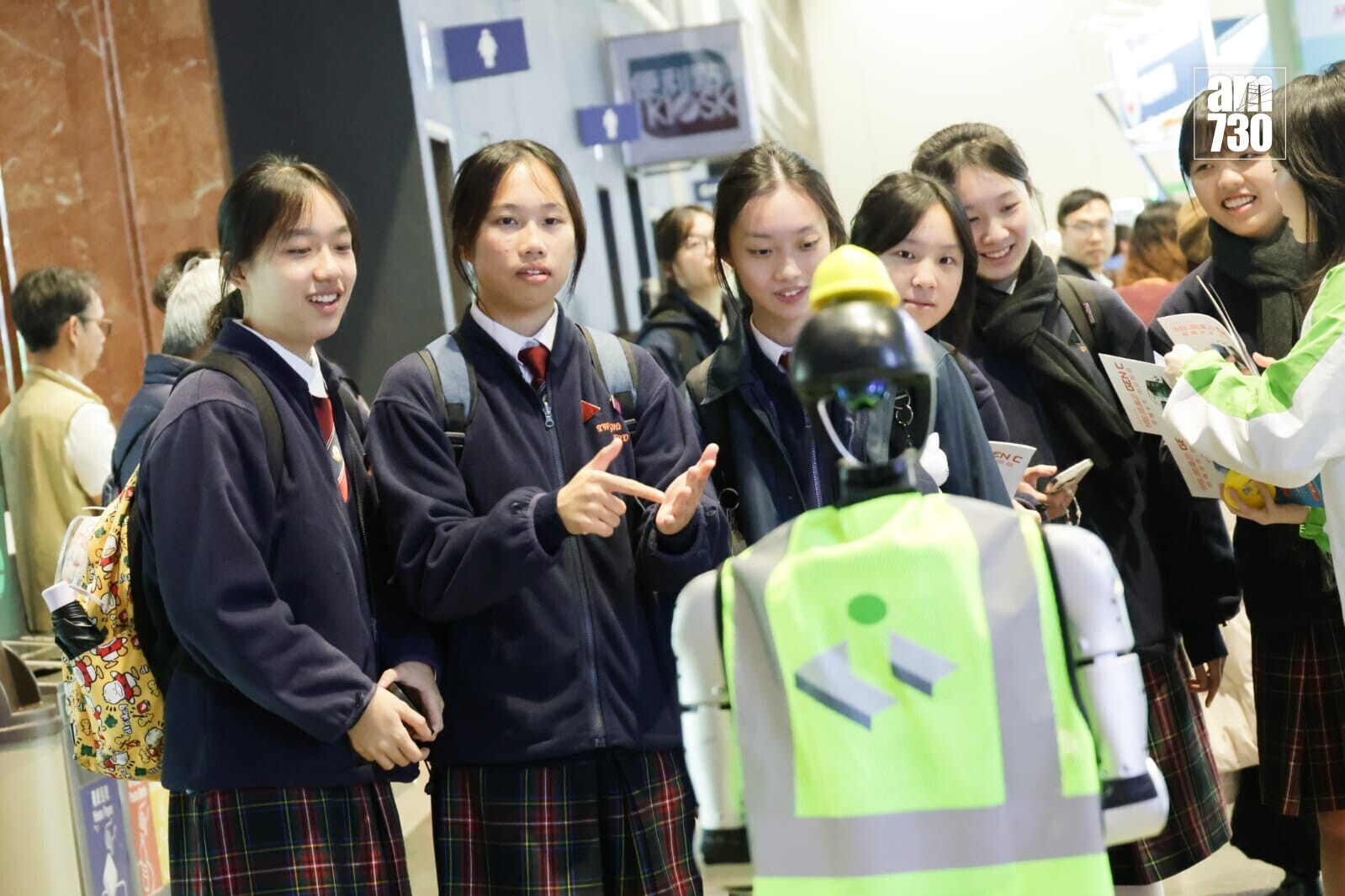 教育及職業博覽開鑼。(吳康琦攝)