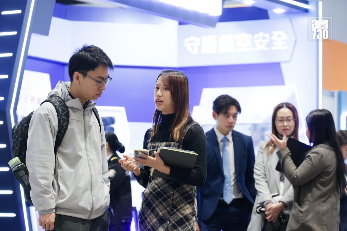 教育及職業博覽開鑼。(吳康琦攝)