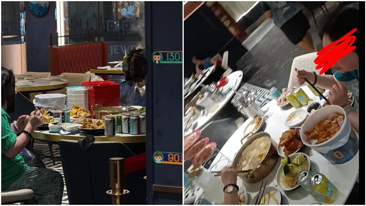 有網民有在社交媒體上分享，表示發現有2名女子在享用火鍋放題時，浪費大量食物。(Threads)