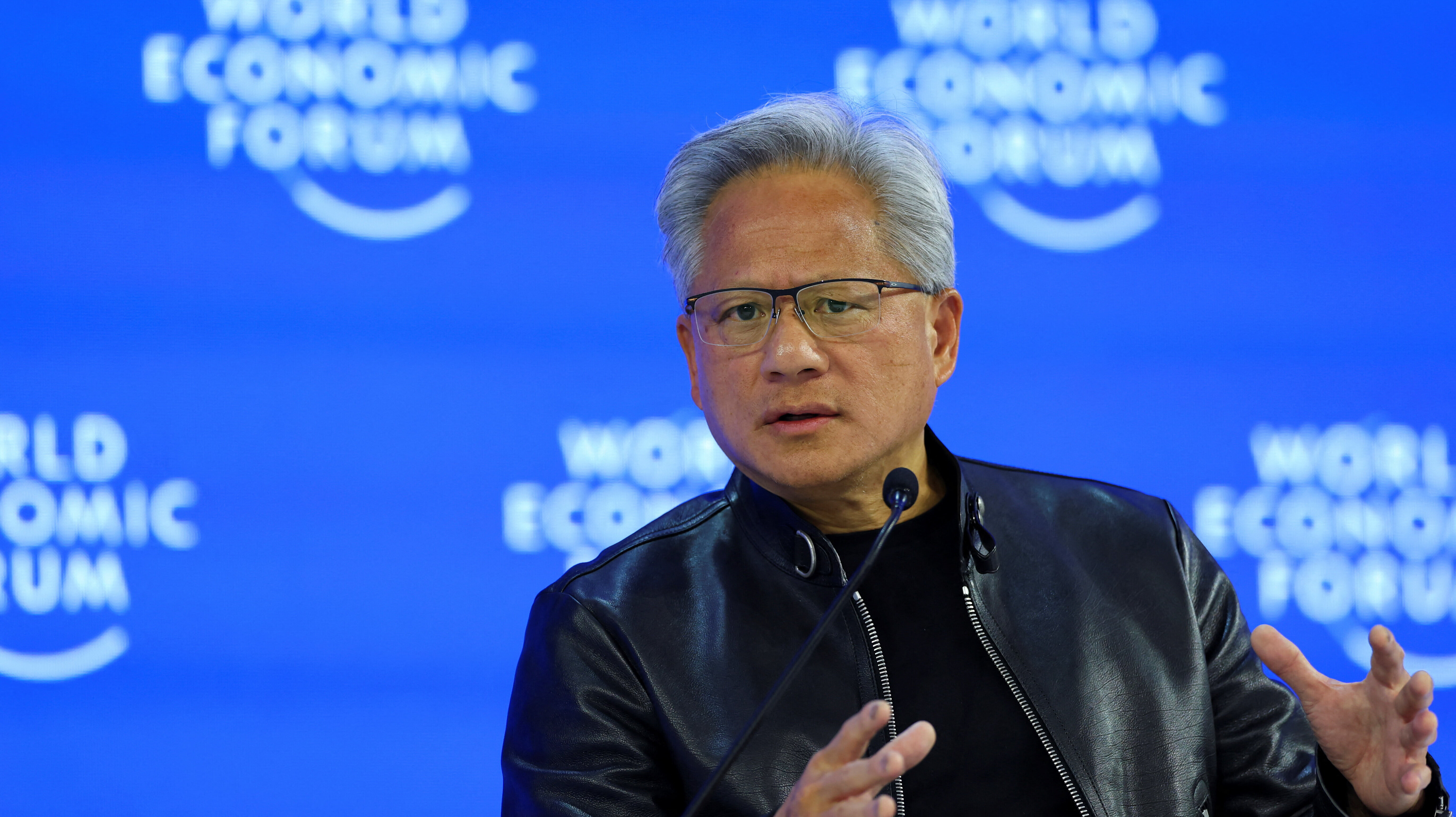 行政總裁黃仁勳近日瑞士達沃斯出席世界經濟論壇