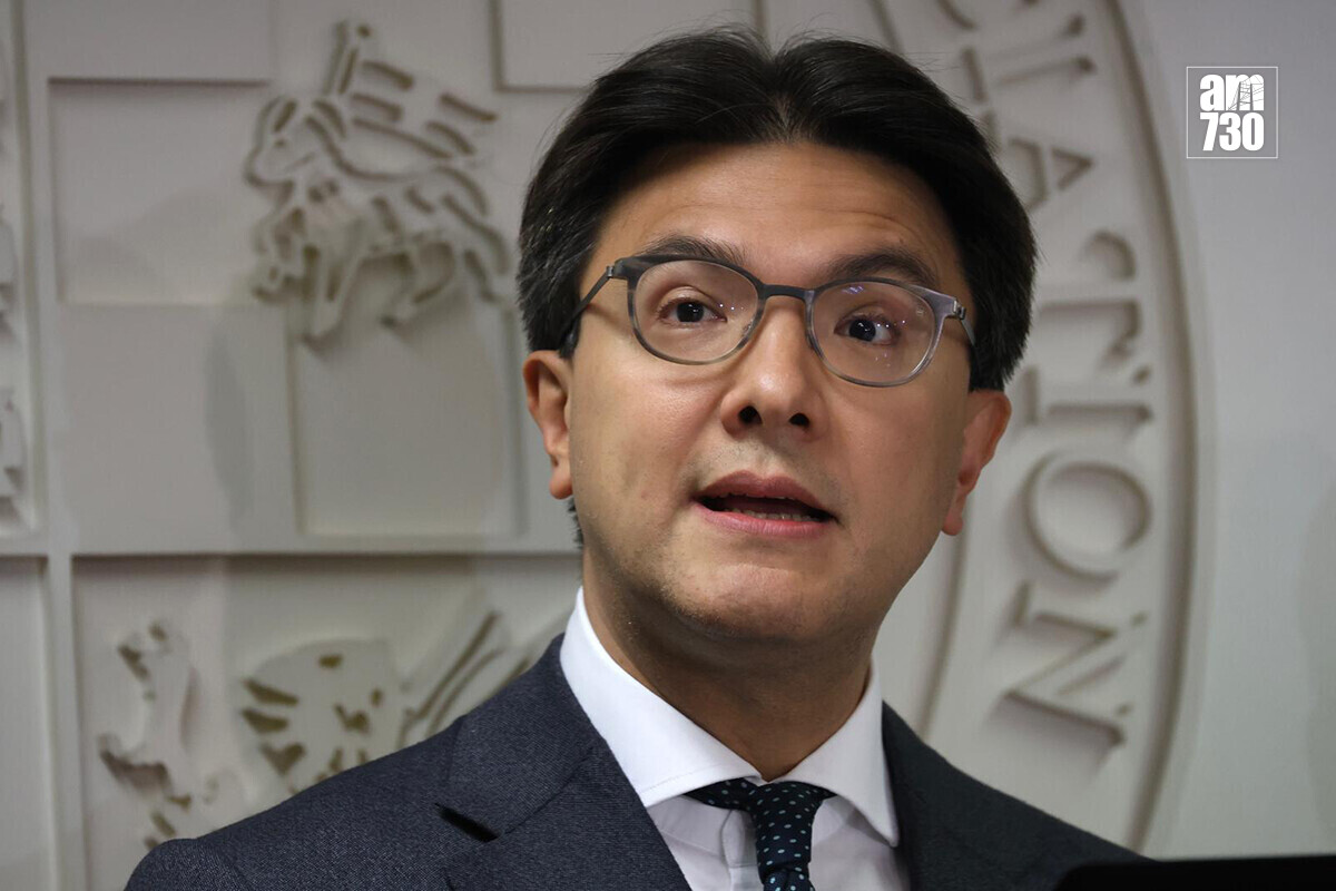 毛樂禮希望大眾不要用政治判斷法治。(周令知攝)