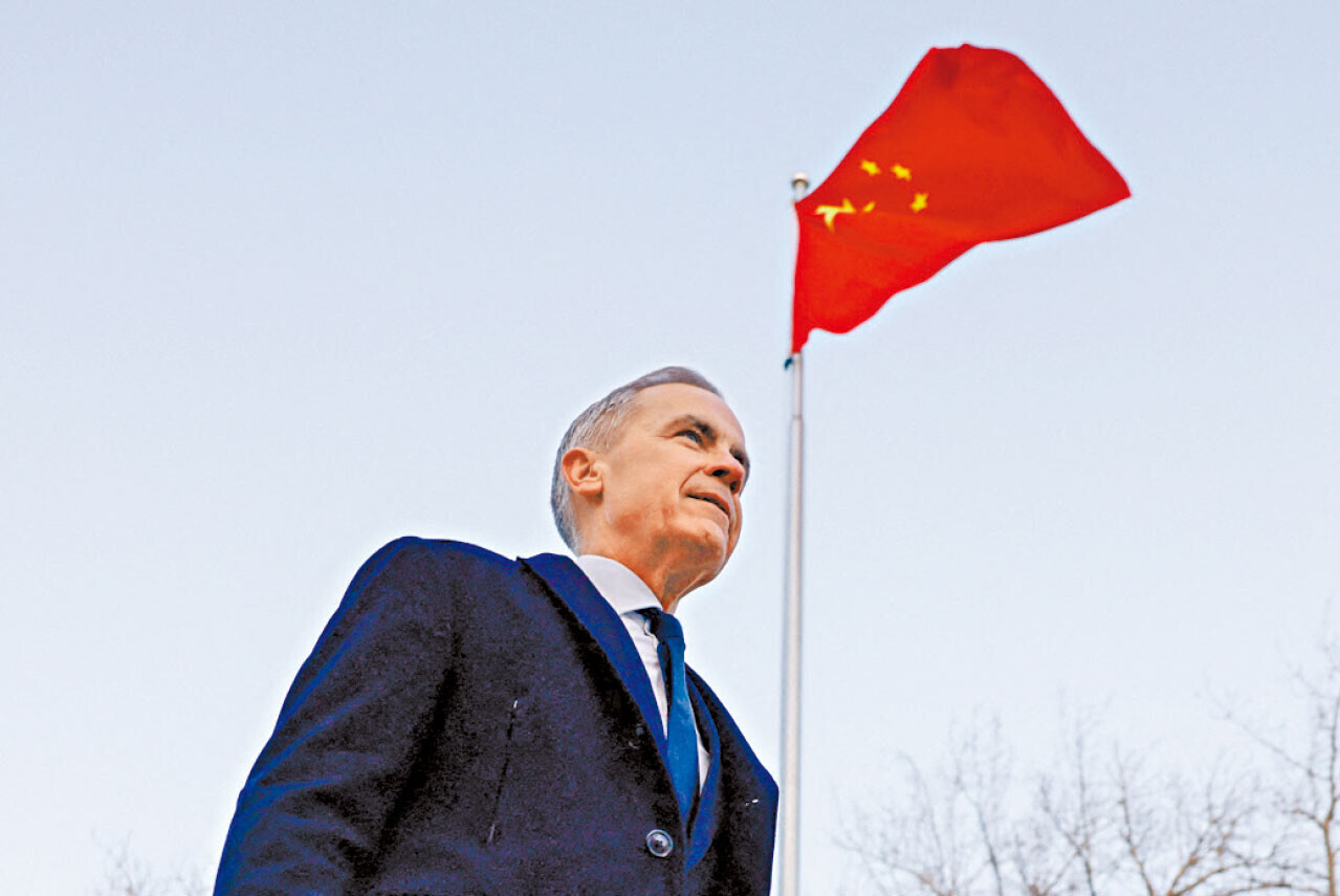 加拿大總理卡尼帶團訪華，並引進電動車等多項合作。(資料圖片)