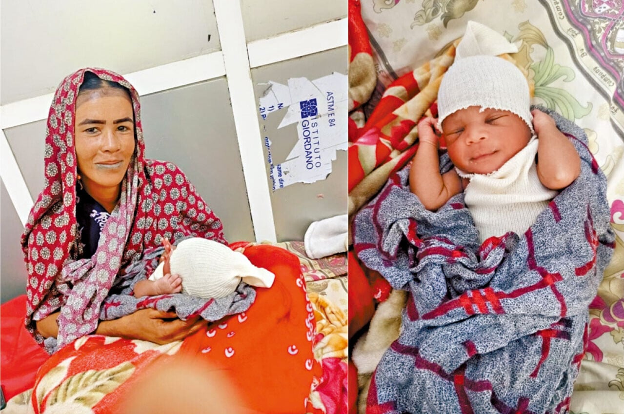 朱奈納教學醫院是區內唯一設有產科的專科醫院。今年1月1日，無國界醫生團隊在該院迎接了蘇丹的「元旦寶寶」。＠MSF