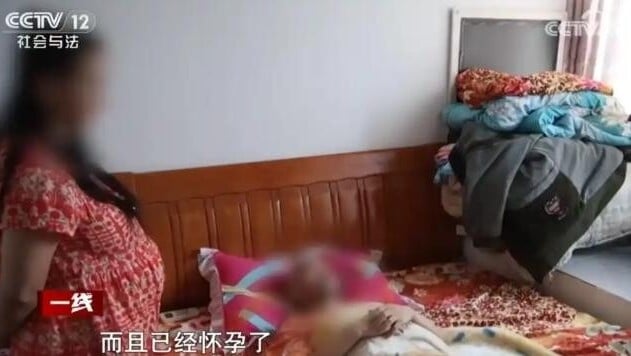 段筱鵑雖未離婚但已另結新歡並懷有身孕。（圖／翻攝《央視新聞》）