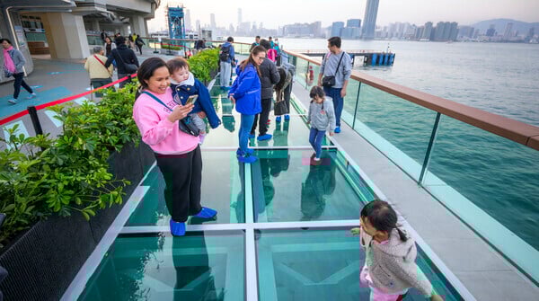 維港海濱長廊擴展至34公里　九龍段新設施今年陸續開放。(政府新聞處)