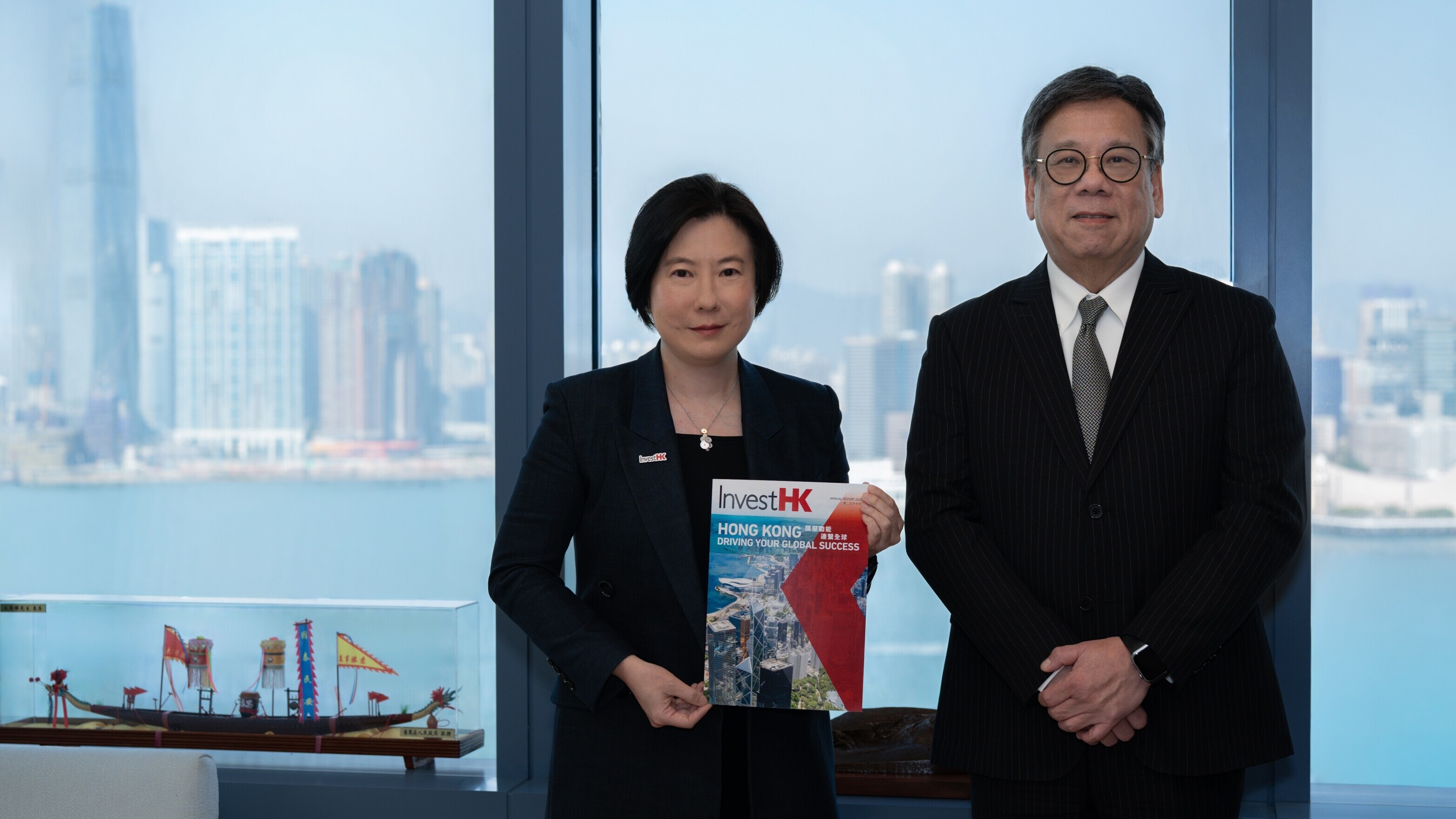 投資署去年助560企業在港開設或擴展業務升逾4%，數目創新高。(政府新聞處)