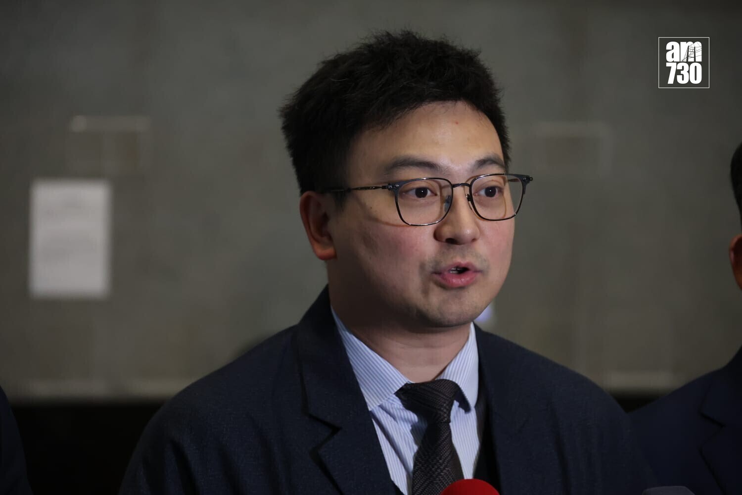 自由黨梁進（周令知攝）