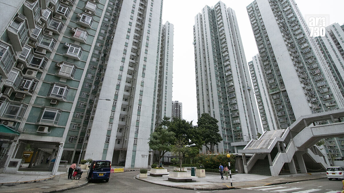 沙田第一城有一把鎚仔從高處墮下，一人被捕。(資料圖片／蘇文傑攝)