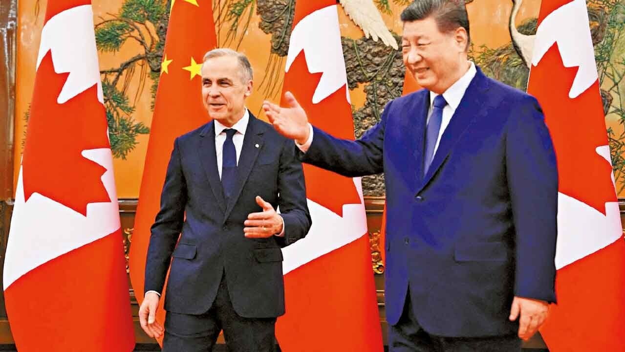 卡尼早前訪華與習近平會晤。(路透社)