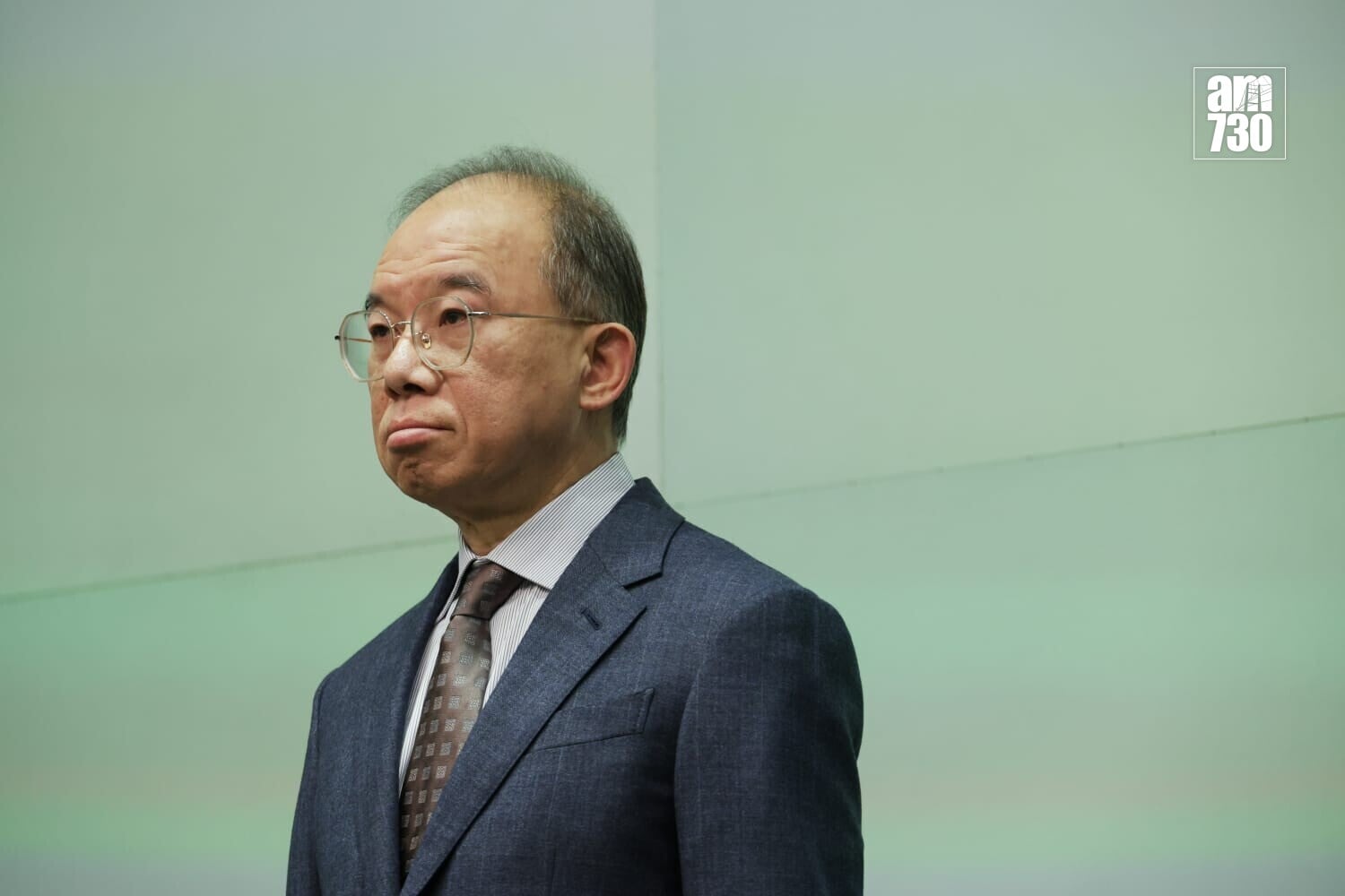 政制及內地事務局局長曾國衞指因前列腺癌指數持續上升，經治療後無甚改善，與家人及醫生商量後決定請辭(吳康琦攝)