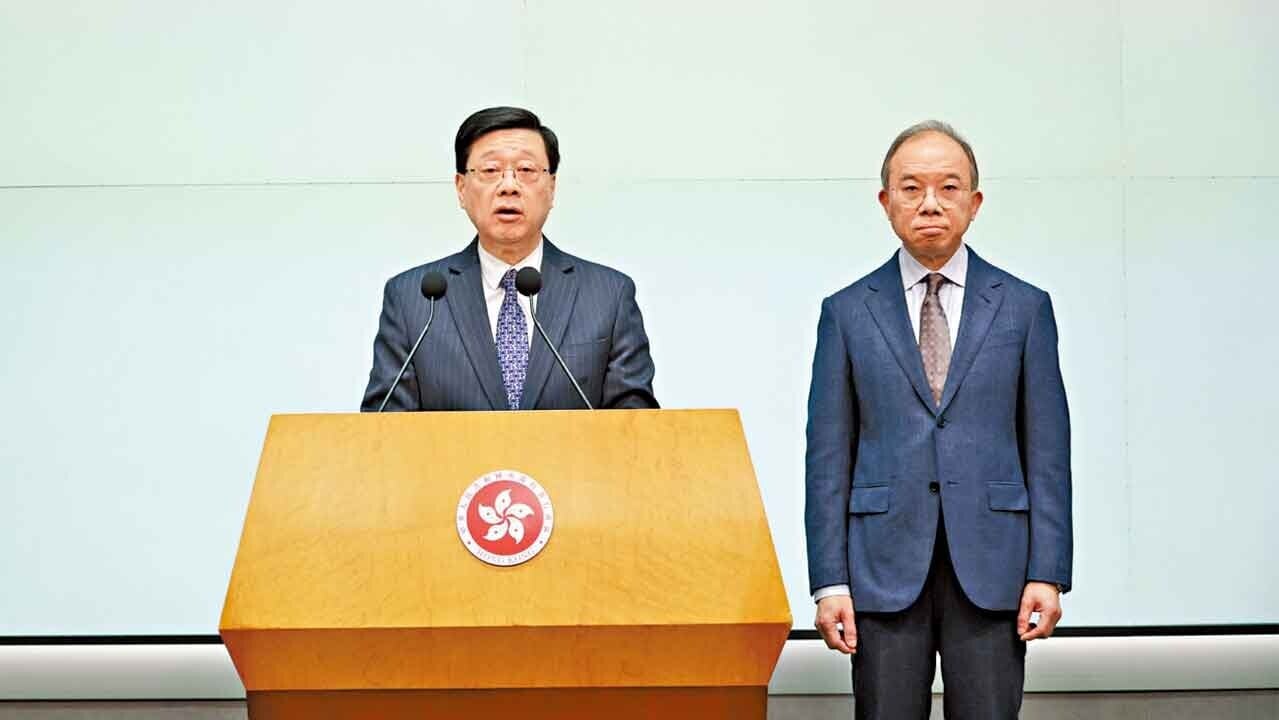 曾國衞辭任局長 稱前列腺癌指數一直上升 李家超：無計劃再就司局長作人事變動