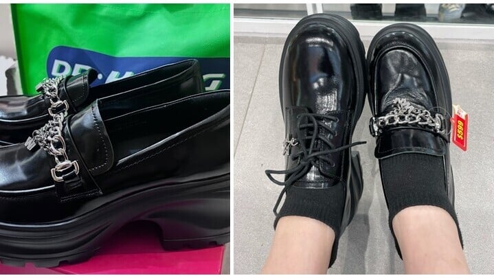 Dr. Kong一款厚底皮鞋於社交平台Threads因被網民推介突然爆紅，掀起女生搶購熱潮(Threads)