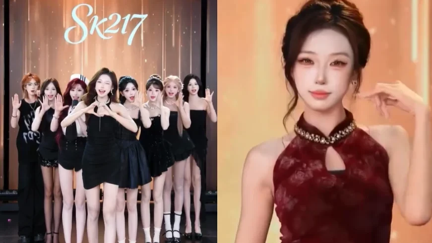 楓葉姐姐因跳「上車舞」爆紅。（圖／翻攝自抖音）