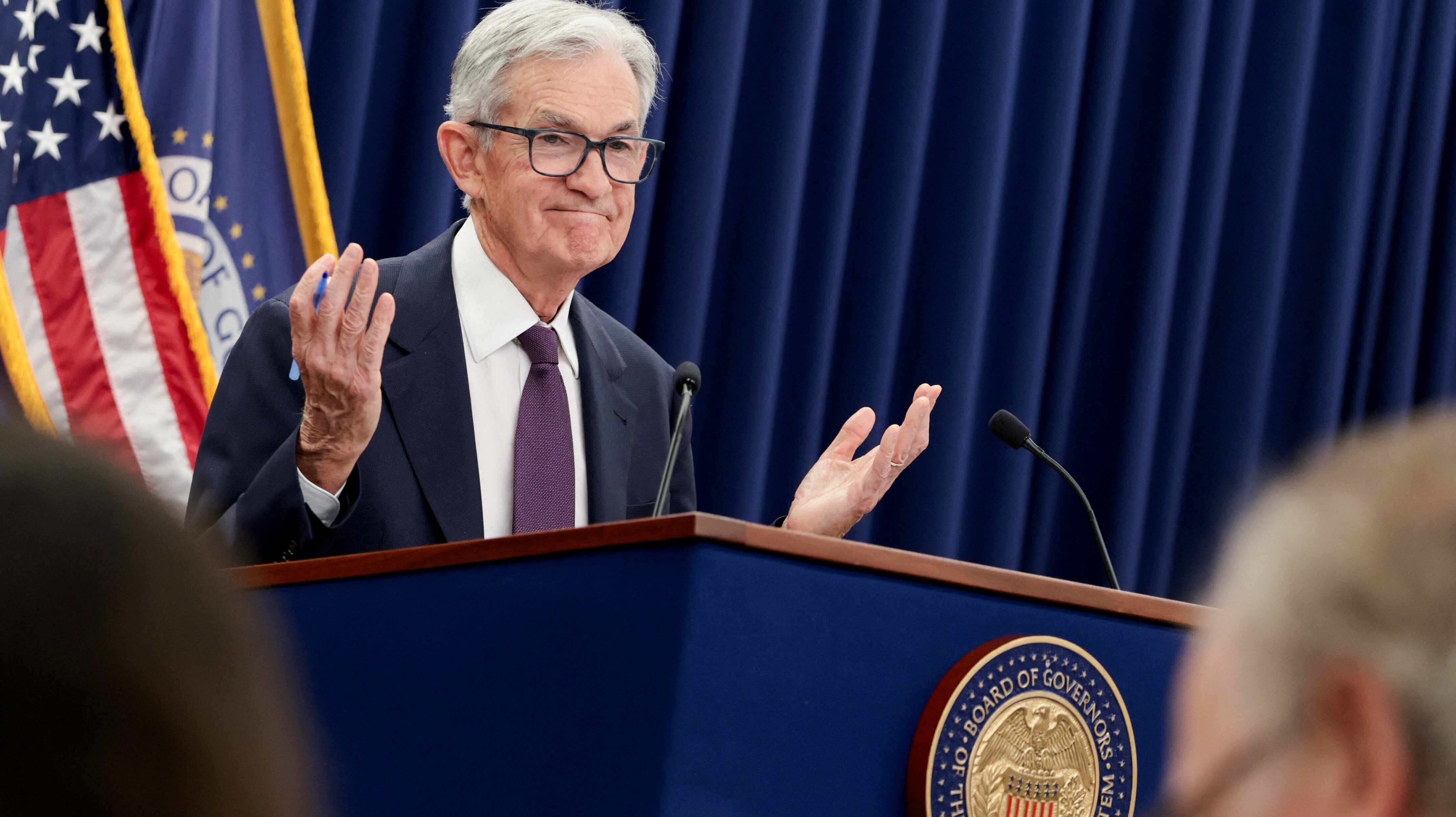 主席鮑威爾強調，致力維持聯儲局的獨立性，並寄語下任主席遠離政治。(路透社)