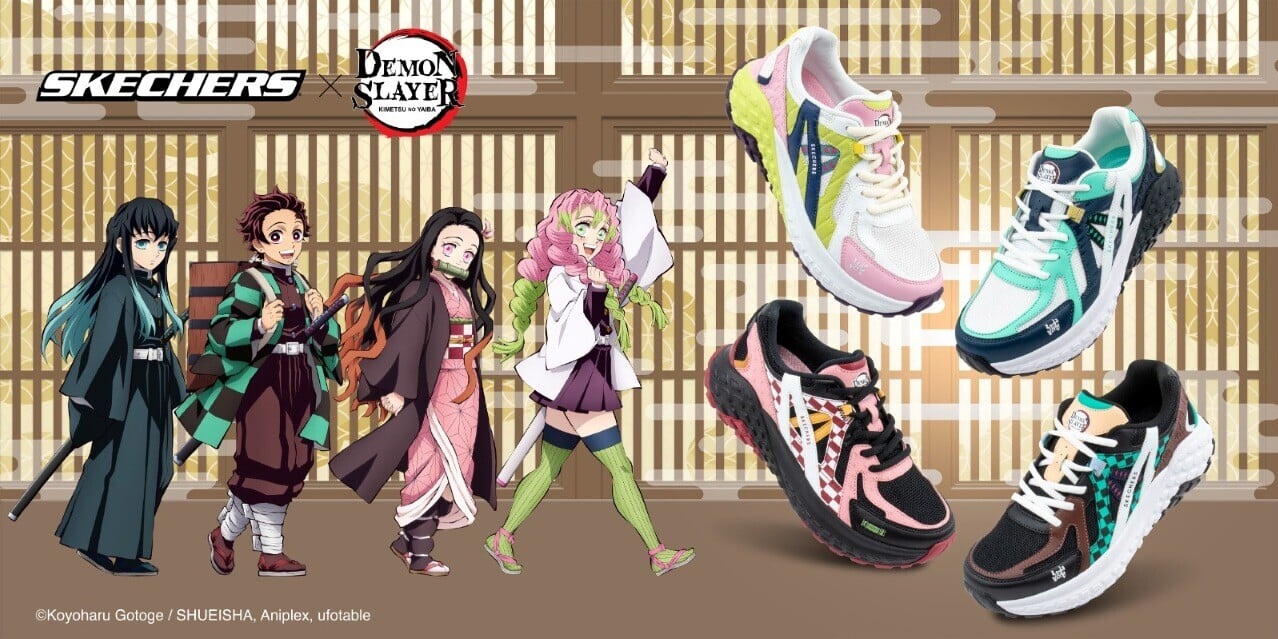 SKECHERS聯乘鬼滅之刃推Monster Evo鞋款及服飾炭治郎綠黑格仔搶鏡| am730