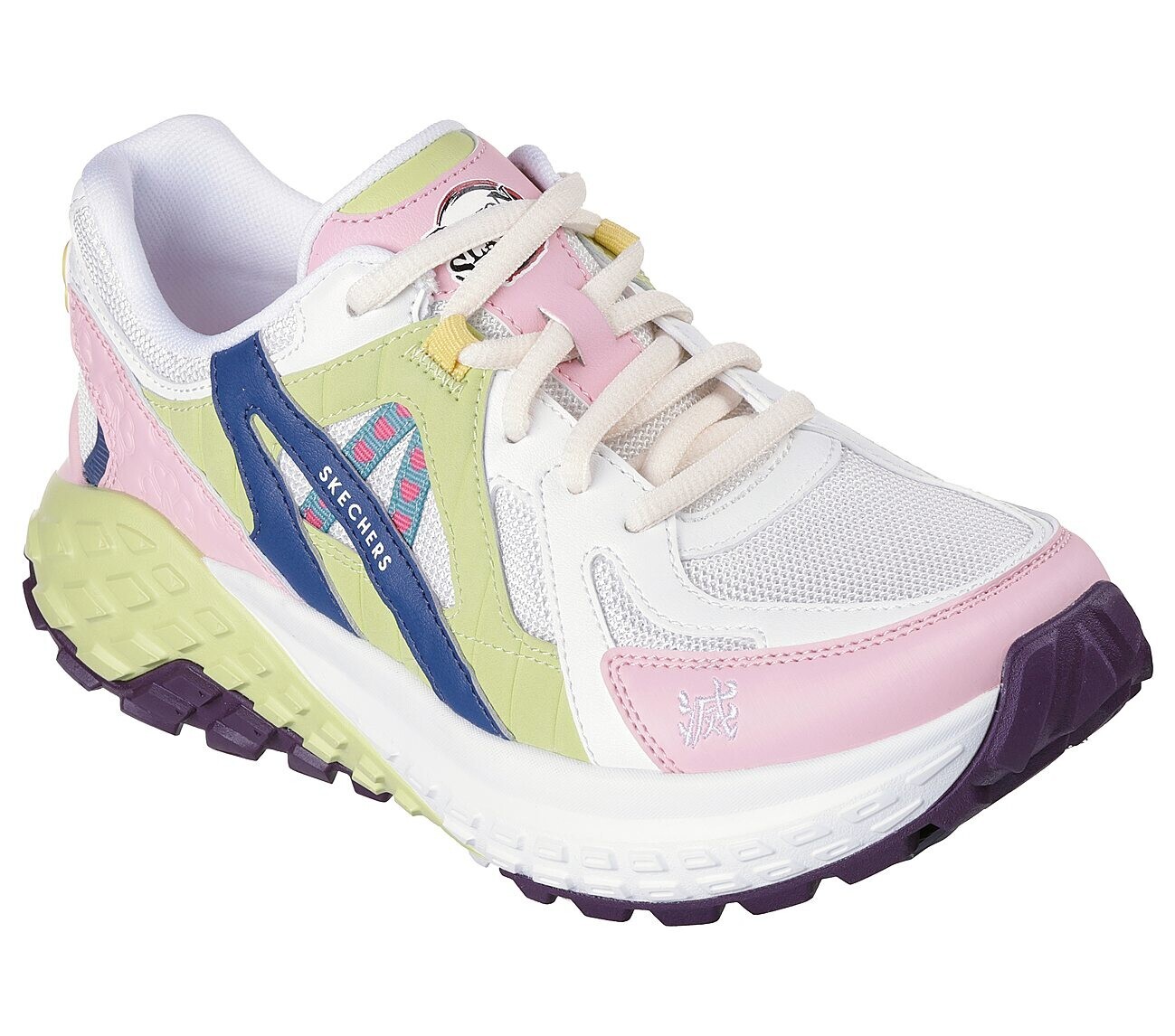 SKECHERS x《鬼滅之刃》– SKECHERS Monster Evo 系列「戀柱」甘露寺蜜璃鞋款