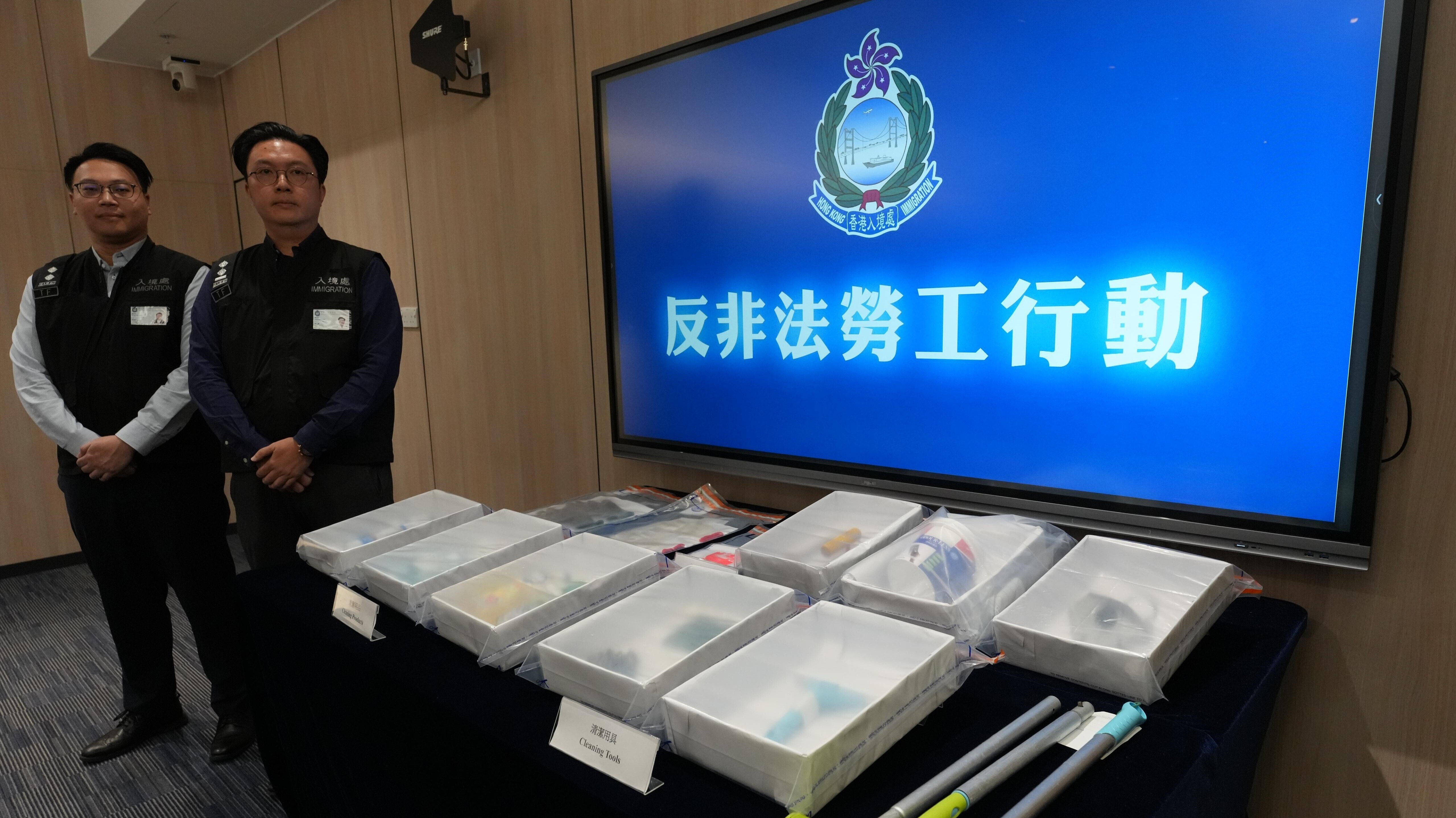 入境處放蛇幫襯小紅書家居清潔裝修，4內地黑工被捕。