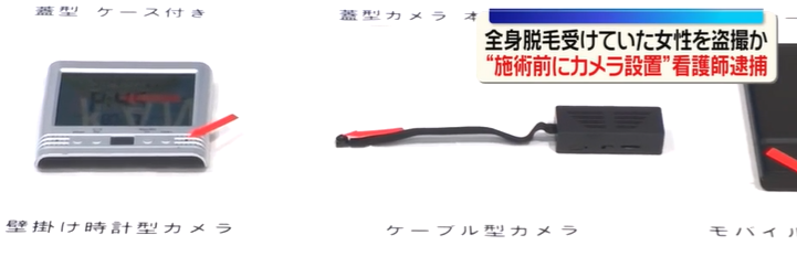 針孔鏡頭藏於不同物品中。(互聯網)