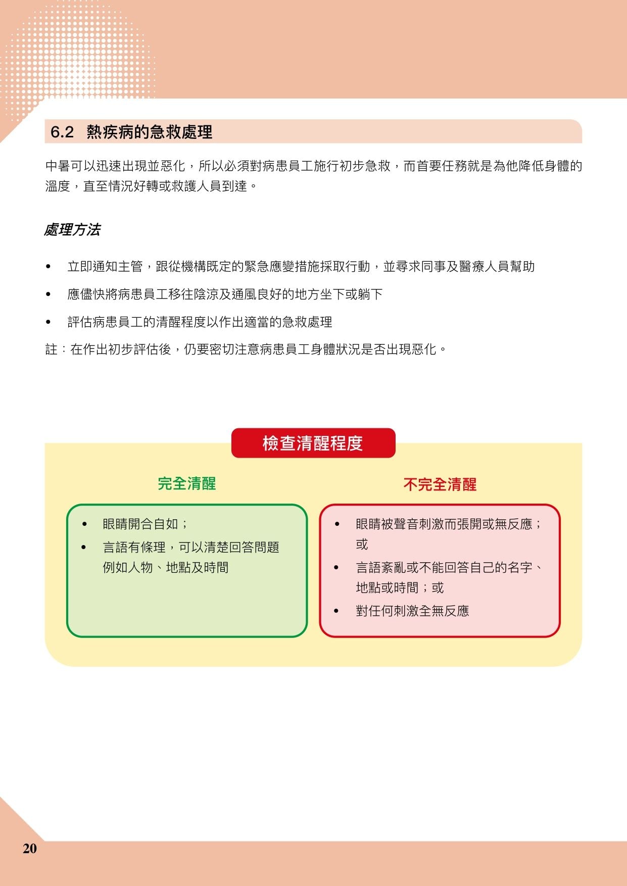預防工作時中暑指引|香港暑熱指數(HKHI)及工作暑熱警告(勞工處)