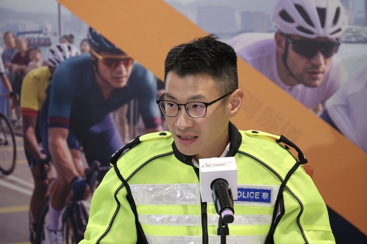 日前從高處墮下的警員據報為高級督察陳浩文,他日前負責講解2026年單車節分階段封路措施。(資料圖片/周令知攝)