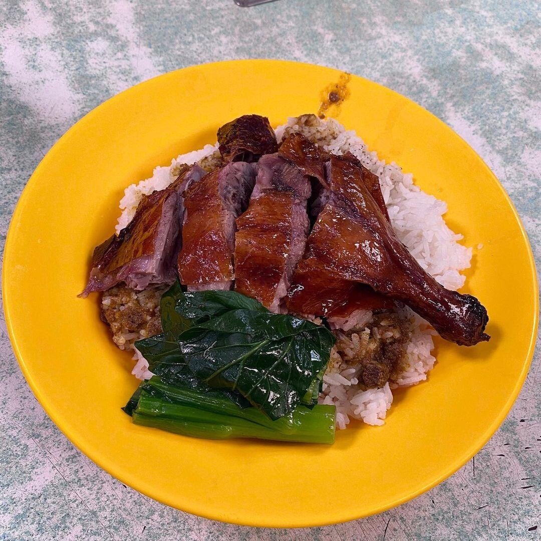 必食掛爐燒鴨髀飯。（相片來源：instagram：hy_food_10）
