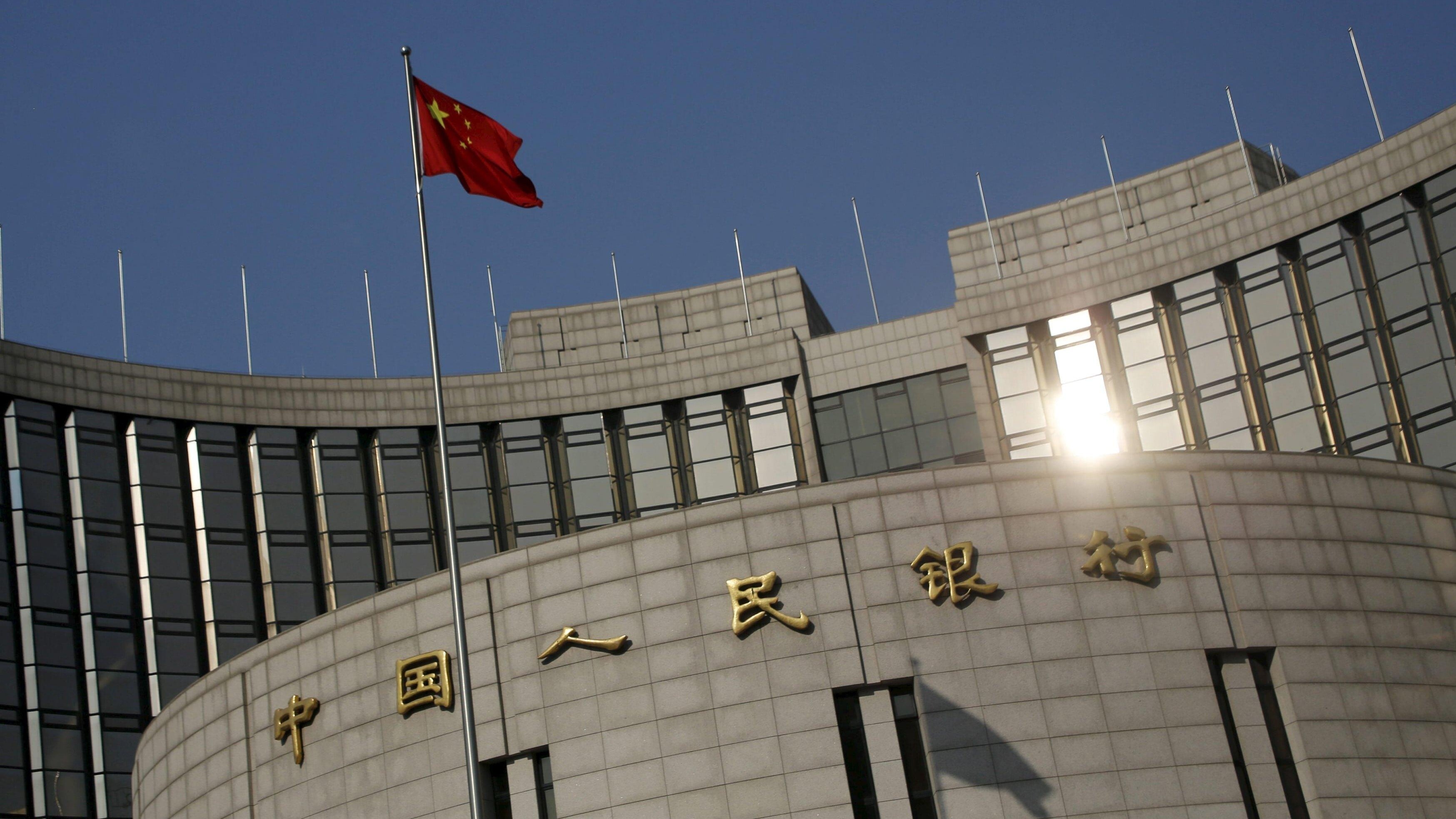 人民銀行公布，7月底外匯儲備規模為34,188億美元。（資料圖片）