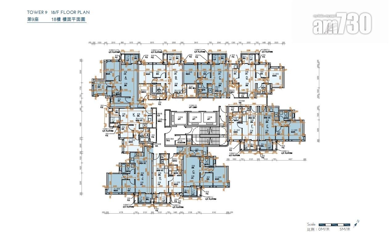 新盤樓書|KOKO MARE面積310至1078方呎 標準戶兩房佔近80%