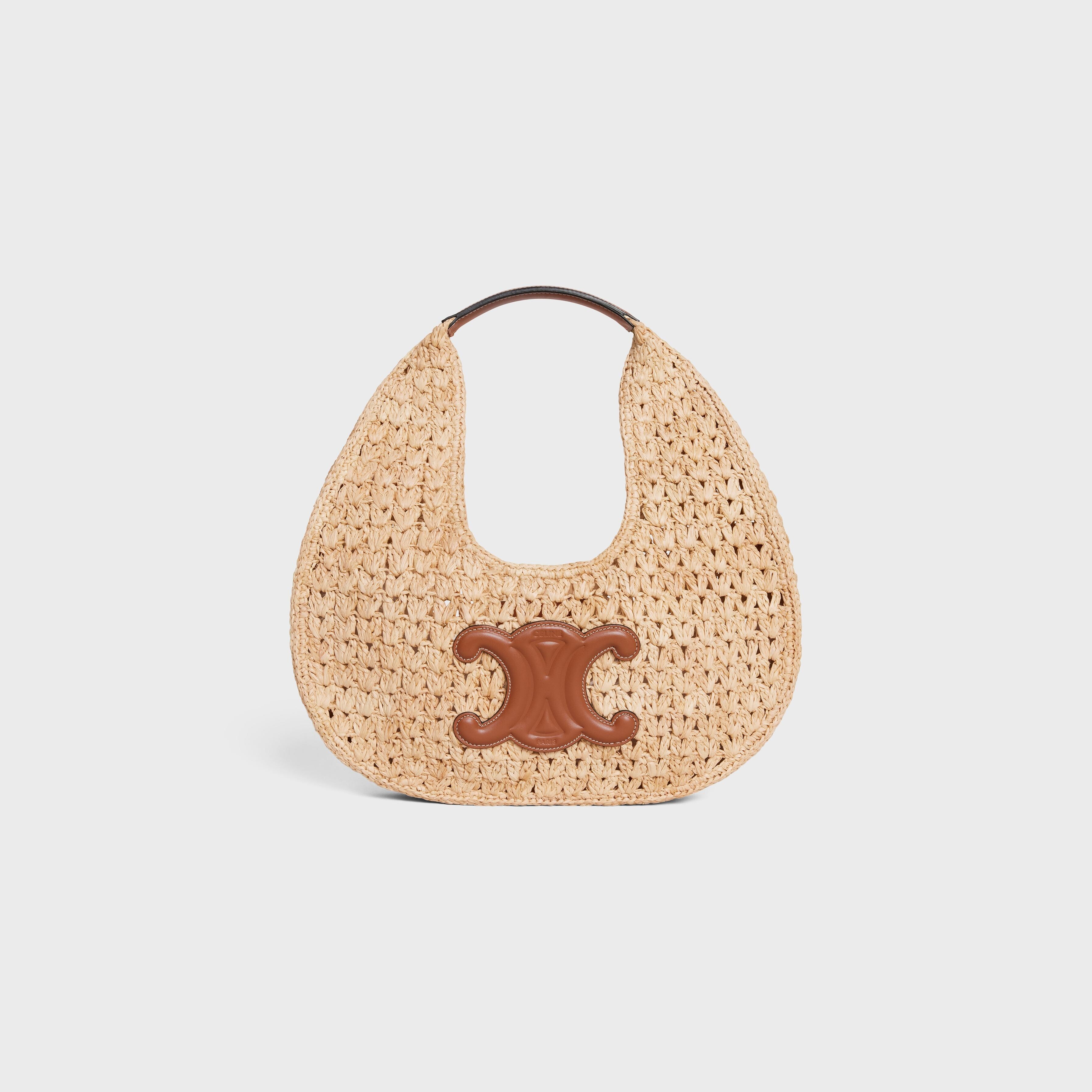 CELINE CLASSIC PANIER HOBO拉菲亞及小牛皮手袋 $14,000