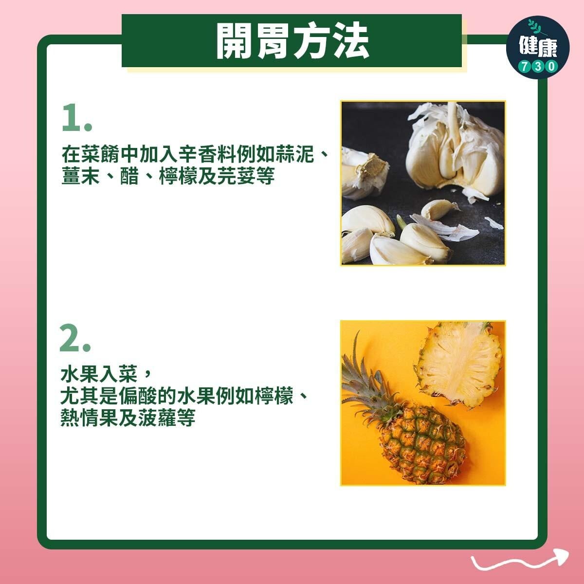 夏天開胃方法(am730製圖)